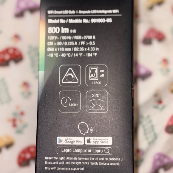 WiFi Smart LED Bulb - White - Picture 2 of 3